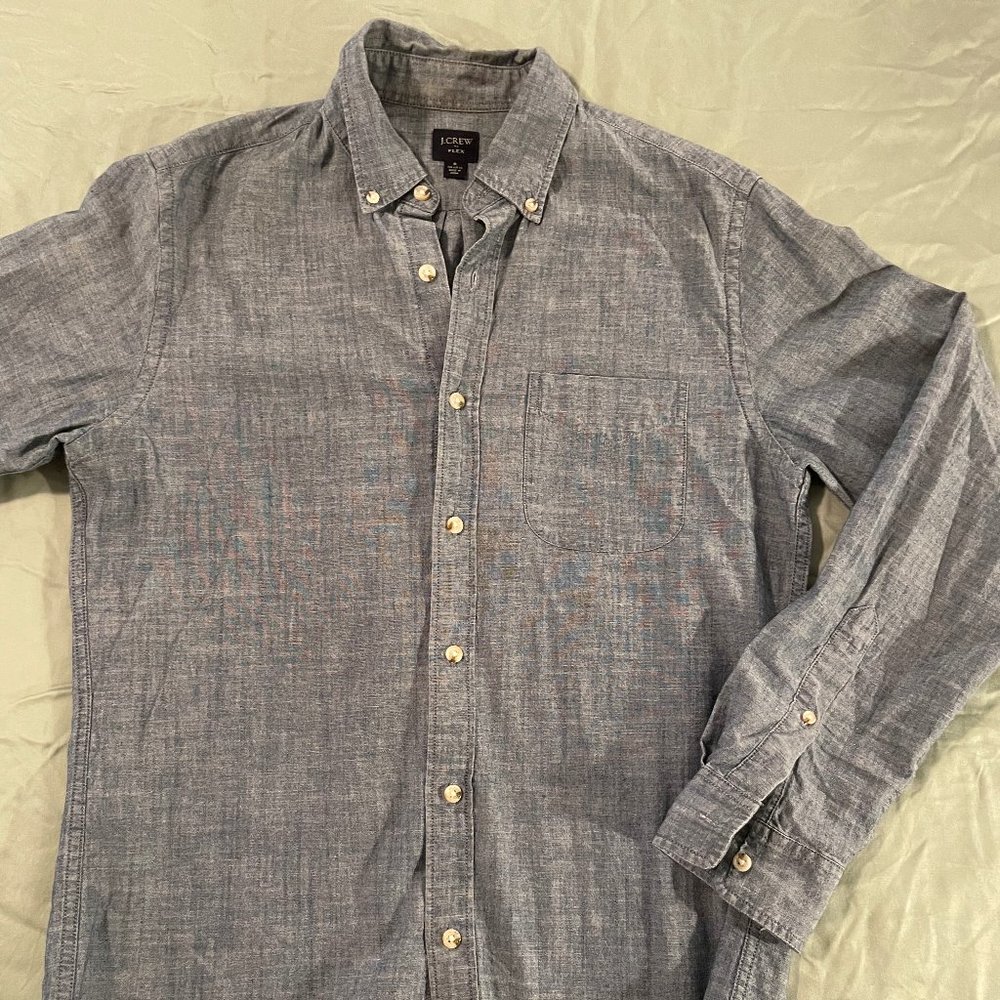 J Crew flex long sleeve button down shirt